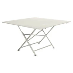 Table De Jardin 8 Personnes FERMOB Cargo 128 X 128 Cm - Gris Argile