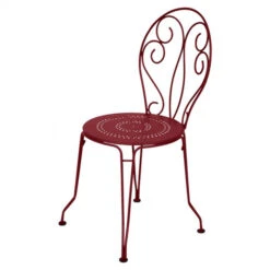 Salon De Jardin Fermob Montmartre Ø 96 Cm, Bleu Acapulco, 4 Personnes -Jardin Meubles Soldes Boutique chaise jardin montmartre piment 1