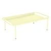 Table Basse De Jardin FERMOB Coolside - Citron Givré -Jardin Meubles Soldes Boutique coolside table basse 115x63 citron givre