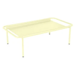 Table Basse De Jardin FERMOB Coolside - Citron Givré