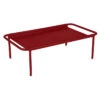 Table Basse De Jardin FERMOB Coolside - Piment 1 Table Basse De Jardin FERMOB Coolside - Piment -Jardin Meubles Soldes Boutique coolside table basse 115x63 piment