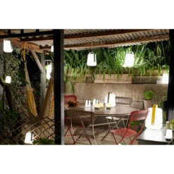 Lot De 3 Photophores FERMOB Cuub - Vert -Jardin Meubles Soldes Boutique cuub vert ambiance fermob 2