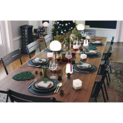 Lot De 3 Photophores FERMOB Cuub - Vert -Jardin Meubles Soldes Boutique cuub vert ambiance fermob 5