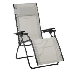 Meilleures ventes 1 Fauteuil Relax Pliant LAFUMA Evolution Batyline Duo - Galet