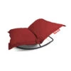 Pack Rocking Chair Rock'n'Roll Noir + Pouf Original Outdoor Rouge Fatboy -Jardin Meubles Soldes Boutique fatboy original outdoor rock nroll red