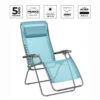 Fauteuil Relax Pliant LAFUMA RSXA Clip - Lac -Jardin Meubles Soldes Boutique fauteuil relax pliant lafuma rsxa clip lac