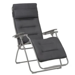 Meilleures ventes 8 Fauteuil Relax Pliant LAFUMA Futura BeComfort - Gris Foncé