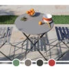 Table De Jardin Alizé Guéridon Rond Cuba 60 -Jardin Meubles Soldes Boutique gueridon pliant alize cuba coloris choix