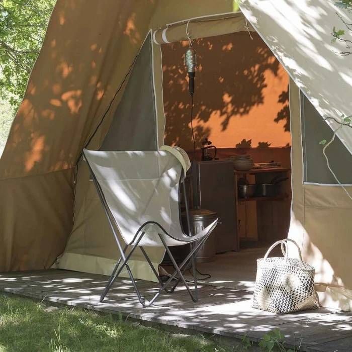 Fauteuil Pliant LAFUMA Pop Up Batyline Iso - Seigle 4 Fauteuil Pliant LAFUMA Pop Up Batyline Iso - Seigle – Image 2