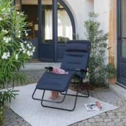 Fauteuil Relax Pliant LAFUMA RSX Clip AirComfort XL - Acier 6 Fauteuil Relax Pliant LAFUMA RSX Clip AirComfort XL - Acier -Jardin Meubles Soldes Boutique lfm2041.6135 fauteuil relax pliant lafuma rsx clip aircomfort xl acier ambiance