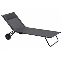 Lit Bain De Soleil LAFUMA Miami - Obsidian