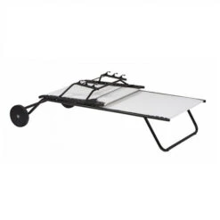 Lit Bain De Soleil LAFUMA Miami - Blanc -Jardin Meubles Soldes Boutique lfm2720 6900 lit bain de soleil lafuma miami blanc plie