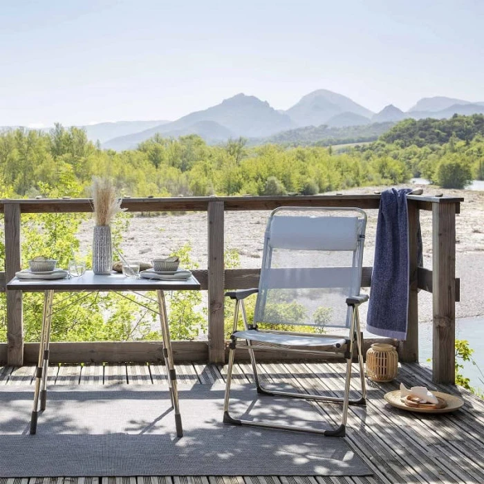 Fauteuil De Jardin LAFUMA Alu Cham XL Batyline Iso - Seigle 5 Fauteuil De Jardin LAFUMA Alu Cham XL Batyline Iso - Seigle – Image 3