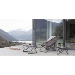 Bain De Soleil LAFUMA Transabed AirComfort - Taupe -Jardin Meubles Soldes Boutique lfm2865.7057 bain soleil lafuma transabed aircomfort taupe ambiance 2