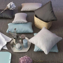 Coussin LAFUMA Aurore 40 X 40 Cm - Bleu -Jardin Meubles Soldes Boutique lfm2974 9304 coussin lafuma aurore 40 x 40 cm bleu ambiance 2