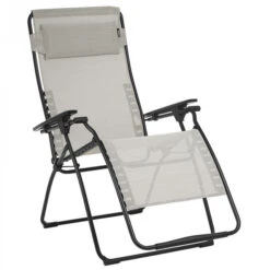Meilleures ventes 12 Fauteuil Relax Pliant LAFUMA Futura Batyline Duo XL - Galet