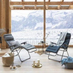 Fauteuil Relax Pliant LAFUMA Futura BeComfort XL - Argent 9 Fauteuil Relax Pliant LAFUMA Futura BeComfort XL - Argent -Jardin Meubles Soldes Boutique lfm3131.8901 fauteuil relax pliant lafuma futura becomfort xl argent ambiance 3