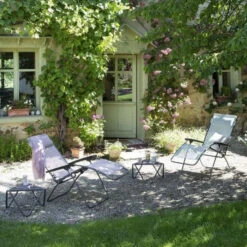 Fauteuil Relax Pliant LAFUMA R Clip Batyline Iso - Magnolia -Jardin Meubles Soldes Boutique lfm4020 fauteuil relax pliant lafuma r clip ambiance min