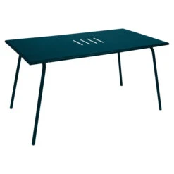 Table De Jardin 6 Personnes FERMOB Monceau 146 X 80 Cm - Bleu Acapulco