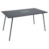 Table De Jardin 6 Personnes FERMOB Monceau 146 X 80 Cm - Carbone -Jardin Meubles Soldes Boutique monceau table 146x80 carbone