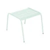 Table Basse / Repose-pieds FERMOB Monceau - Menthe Glaciale -Jardin Meubles Soldes Boutique monceau table basse repose pieds menthe glaciale