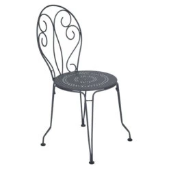 Chaise De Jardin Empilable FERMOB Montmartre - Carbone