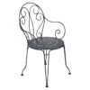 Fauteuil De Jardin Empilable FERMOB Montmartre - Carbone -Jardin Meubles Soldes Boutique montmartre fauteuil carbone 1