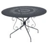 Table De Jardin 8 Personnes FERMOB Montmartre Ø 117 Cm - Carbone 1 Table De Jardin 8 Personnes FERMOB Montmartre Ø 117 Cm - Carbone -Jardin Meubles Soldes Boutique montmartre table d117 carbone 1