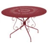 Table De Jardin 8 Personnes FERMOB Montmartre Ø 117 Cm - Piment -Jardin Meubles Soldes Boutique montmartre table d117 piment 1