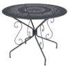 Table De Jardin 4 Personnes FERMOB Montmartre Ø 96 Cm - Carbone -Jardin Meubles Soldes Boutique montmartre table d96 carbone 1