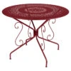 Table De Jardin 4 Personnes FERMOB Montmartre Ø 96 Cm - Piment -Jardin Meubles Soldes Boutique montmartre table d96 piment 1