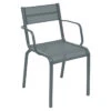 Fauteuil De Jardin FERMOB Oléron - Gris Orage -Jardin Meubles Soldes Boutique ol ron fauteuil gris orage 1