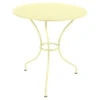 Table De Jardin 2 Personnes FERMOB Opéra + Ø 67 Cm - Citron Givré -Jardin Meubles Soldes Boutique opera gueridon d67 citron givre 1