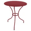 Table De Jardin 2 Personnes FERMOB Opéra + Ø 67 Cm - Piment -Jardin Meubles Soldes Boutique opera gueridon d67 piment 1