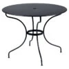 Table De Jardin 5 Personnes FERMOB Opéra + Ø 96 Cm - Carbone -Jardin Meubles Soldes Boutique opera table d96 carbone 1