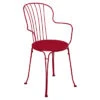 Fauteuil De Jardin Empilable FERMOB Opéra + - Piment 2 Fauteuil De Jardin Empilable FERMOB Opéra + - Piment -Jardin Meubles Soldes Boutique opera bridge piment 1