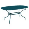 Table De Jardin Ovale 6 Personnes FERMOB Opéra + 160 X 90 Cm - Bleu Acapulco -Jardin Meubles Soldes Boutique opera premium 160x90 bleu acapulco 1