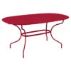 Table De Jardin Ovale 6 Personnes FERMOB Opéra + 160 X 90 Cm - Piment -Jardin Meubles Soldes Boutique opera premium 160x90 piment 1