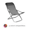 Fauteuil Relax Pliant ALIZÉ Easy -Jardin Meubles Soldes Boutique relax pliant alize easy toutes couleurs 1
