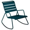 Rocking Chair FERMOB Monceau - Bleu Acapulco -Jardin Meubles Soldes Boutique rocking chair monceau fermob bleu acapulco 1