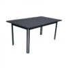 Table De Jardin 6 Personnes FERMOB Costa 160 X 80 Cm - Carbone -Jardin Meubles Soldes Boutique table costa 160 carbone
