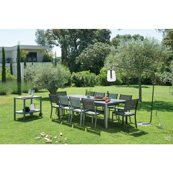 Table De Jardin 10 Personnes Avec 2 Rallonges FERMOB Oléron 155 / 255 X 100 Cm - Cactus 5 Table De Jardin 10 Personnes Avec 2 Rallonges FERMOB Oléron 155 / 255 X 100 Cm - Cactus – Image 3